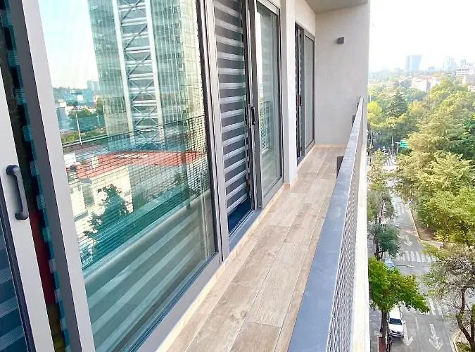 Penthouse Con La Mejor Vista De Cdmx, 6 Personas, Gym Y 2 Parkings Apartamento