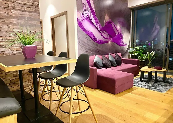 Penthouse Con La Mejor Vista De Cdmx, 6 Personas, Gym Y 2 Parkings Apartamento *