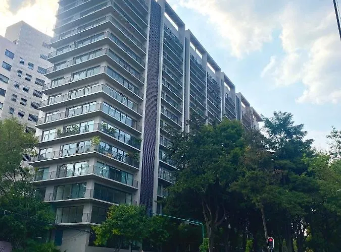 Apartamento Penthouse Con La Mejor Vista De Cdmx, 6 Personas, Gym Y 2 Parkings