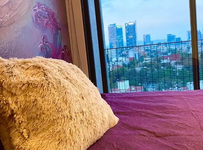 Apartamento Penthouse Con La Mejor Vista De Cdmx, 6 Personas, Gym Y 2 Parkings México DF