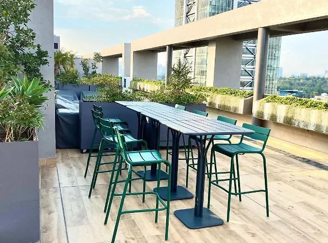 Penthouse Con La Mejor Vista De Cdmx, 6 Personas, Gym Y 2 Parkings Apartamento *