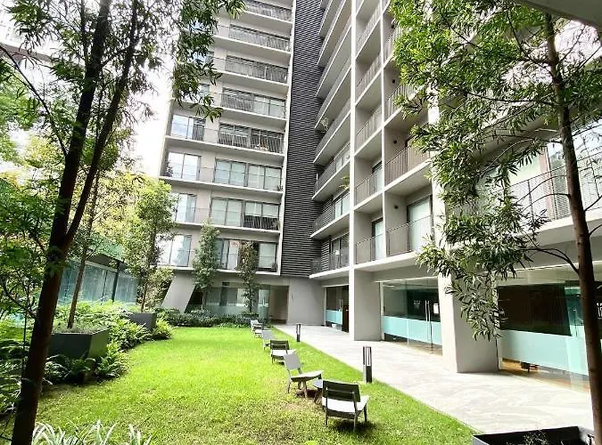 Penthouse Con La Mejor Vista De Cdmx, 6 Personas, Gym Y 2 Parkings Apartamento *